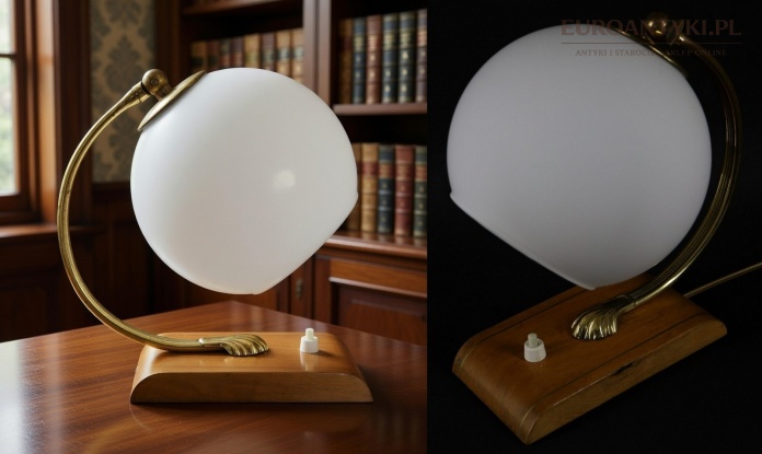 art deco lampka na biurko